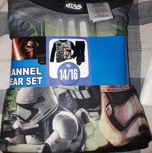 Boys Star Wars Flannel Pj set